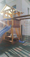 Детский деревянный игровой комплекс Савушка 15