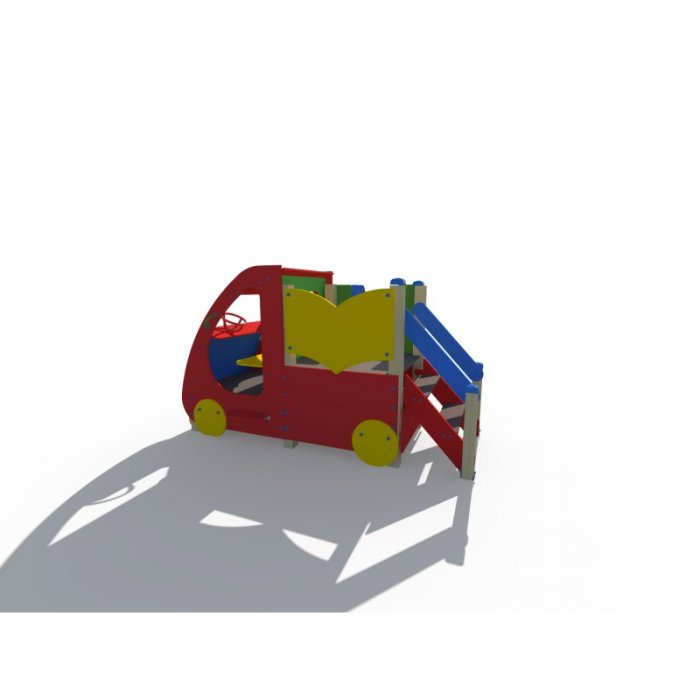 Детский игровой комплекс Машинка с горкой ДИФ 01280