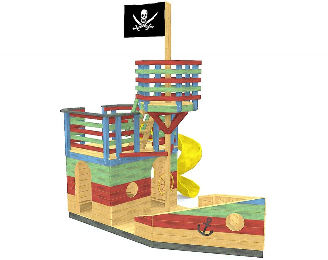 Игровой комплекс TORUDA WOOD Пиратский корабль Клипер
